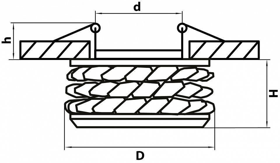 Встраиваемый светильник Lightstar Onora Grande 031802