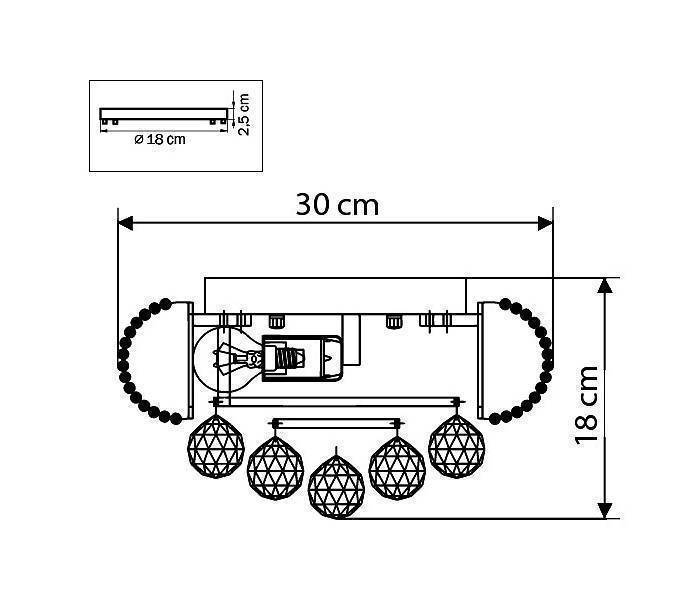 Светильник накладной Lightstar Monile 704032