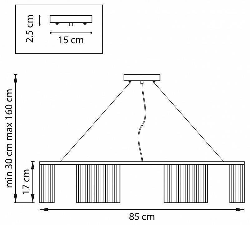 Подвесная люстра Lightstar Roma 18xG9 718183