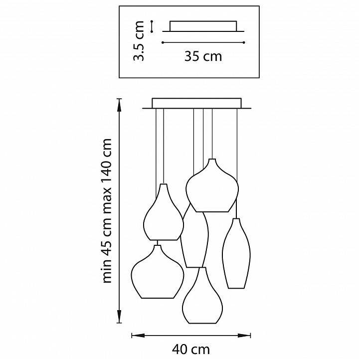 Подвесной светильник Lightstar Pentola 803063