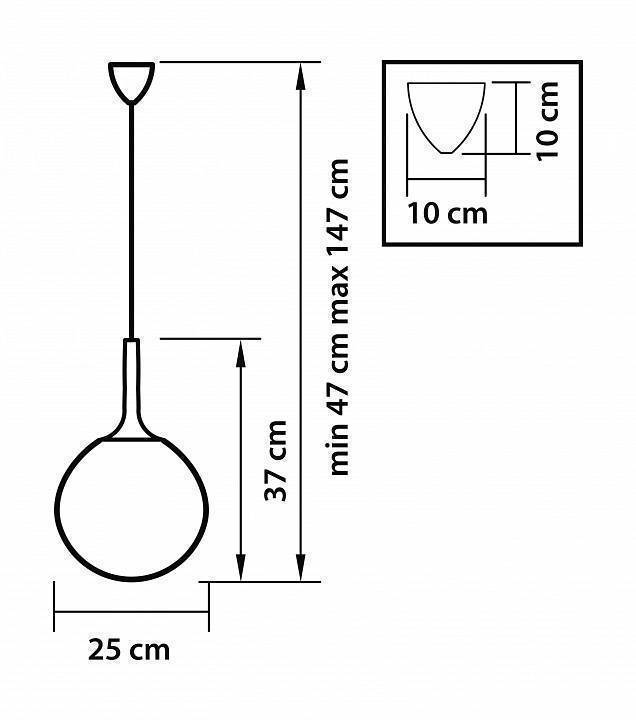 Подвесной светильник Lightstar Globo 813032