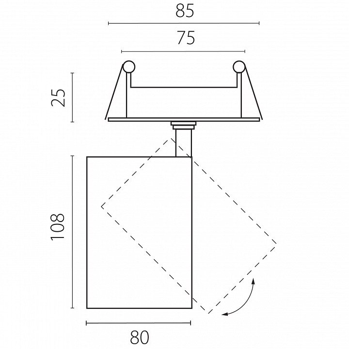 Спот Lightstar Alta Base A5337RS