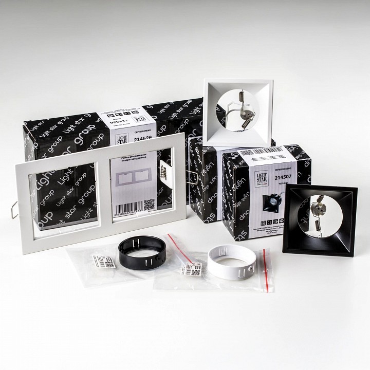 Встраиваемый светильник Lightstar Domino D5260607WBMOD