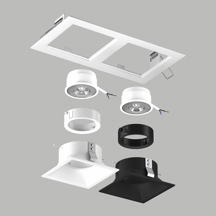 Встраиваемый светильник Lightstar Domino D5260607WBMOD