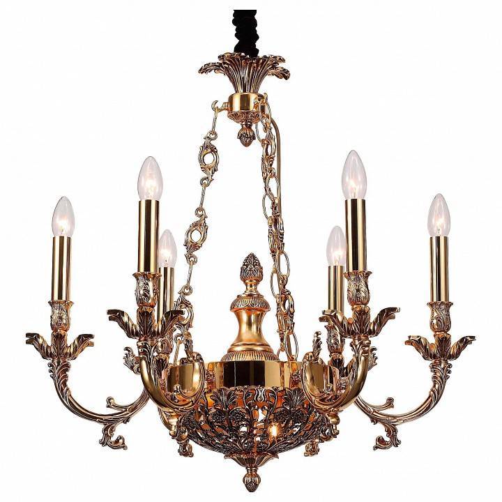 Подвесная люстра Lucia Tucci Firrnze FIRENZE 1781.6.2 antique gold