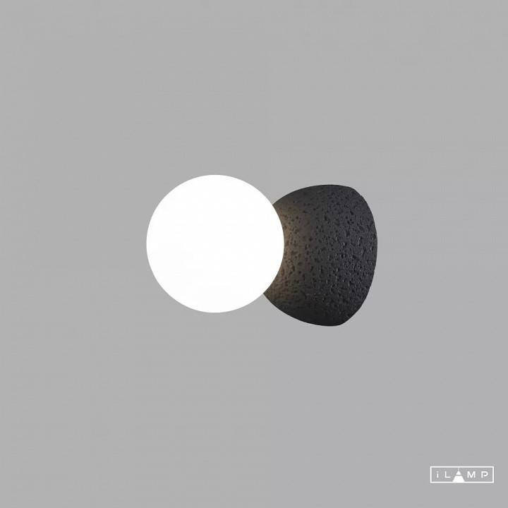 Накладной светильник iLamp Foxtrot 10695W/1-D100 BK-WH