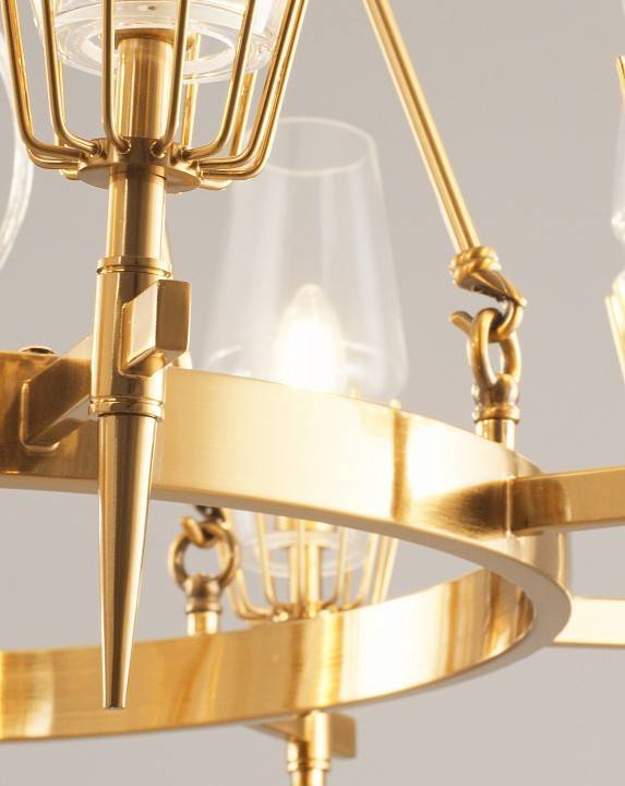 Люстра на штанге Moderli Stella 8 ламп V10360-8P