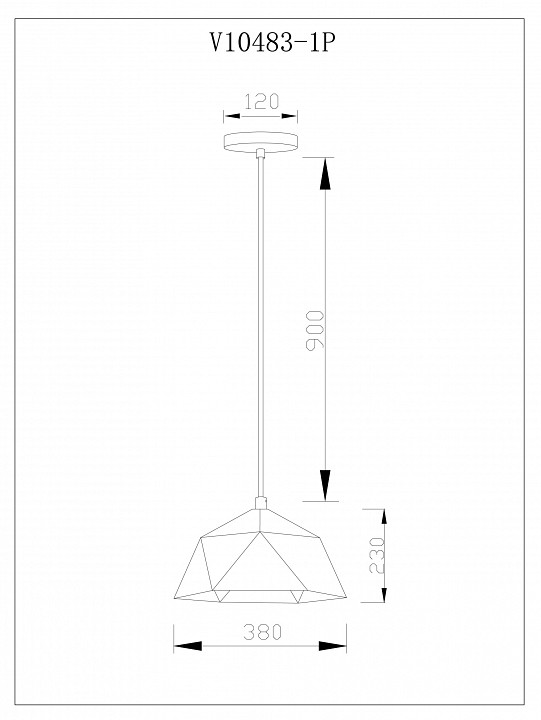 Подвесной светильник Moderli Genoa V11560-1P