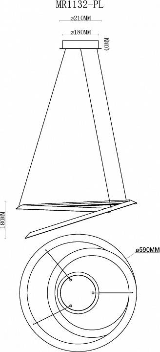 Подвесной светильник MyFar Siero MR1132-PL