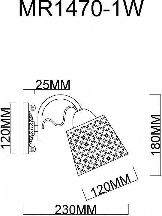 Бра MyFar Luiza MR1470-1W