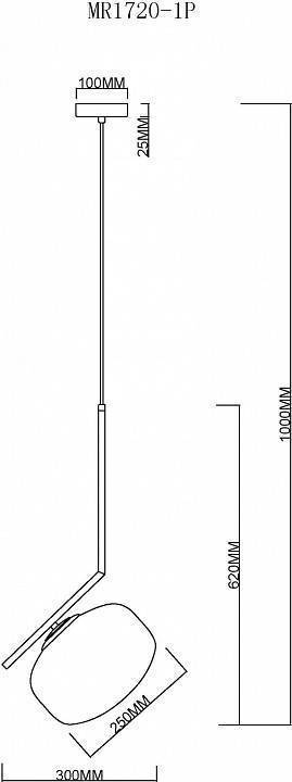 Подвесной светильник MyFar Single MR1720-1P