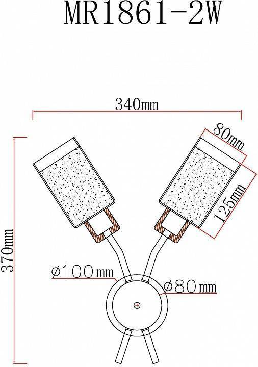 Бра MyFar Linda MR1861-2W