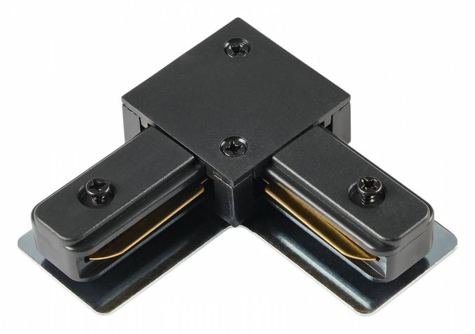 Соединитель угловой L-образный для треков накладных MyFar Technical MT0101-CL-B