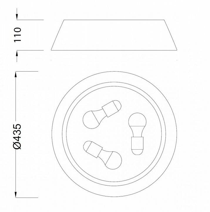 Светильник потолочный Mantra Nordica 1xE27 200 мм белый 4961E