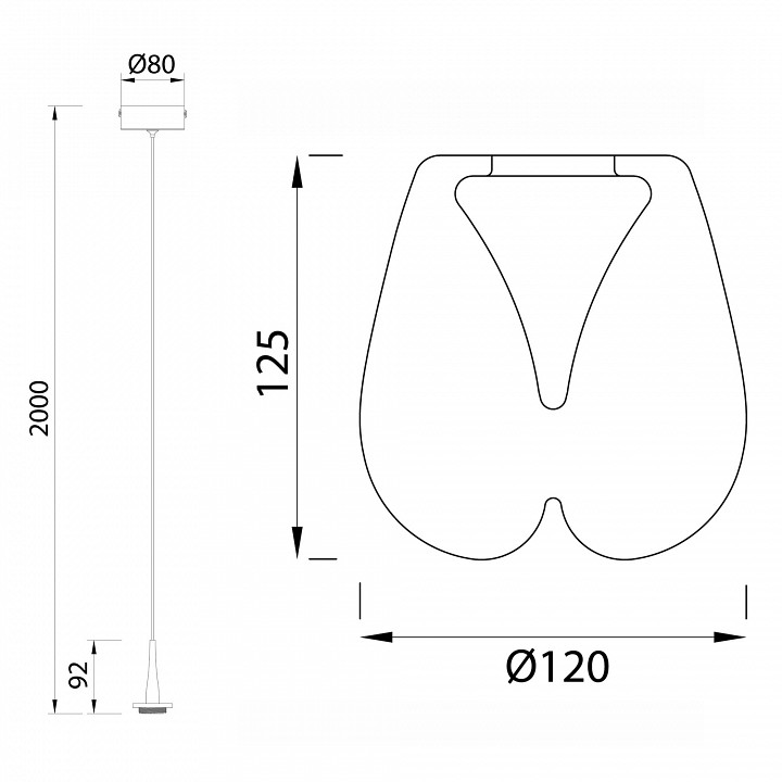 Подвесной светильник Mantra Andromeda 8931/8942