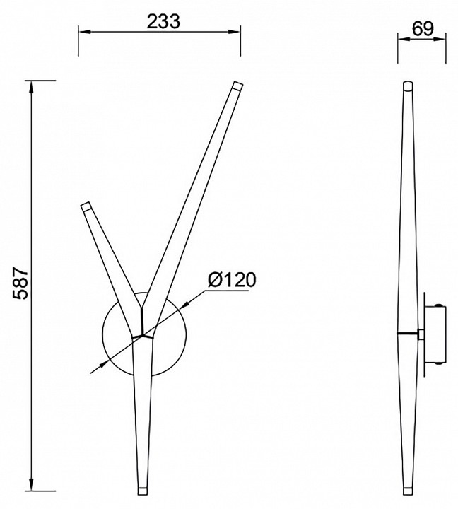 Настольная лампа декоративная Mantra Arrecife 9222