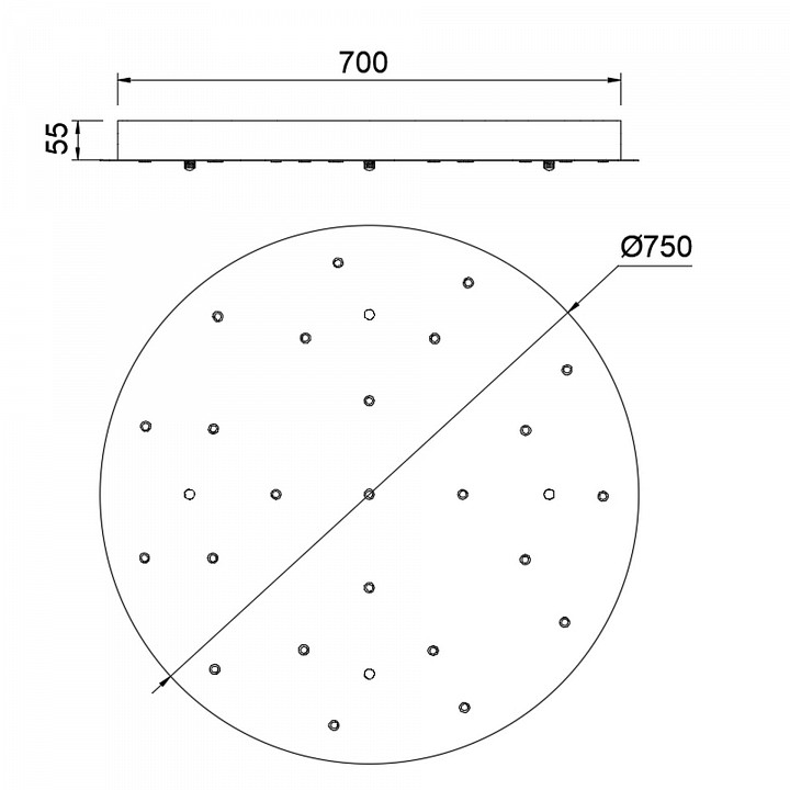Основание Mantra Modular Light Florones 9377