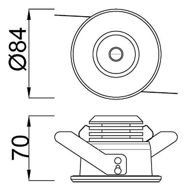 Встраиваемый светильник Mantra Cies C0082