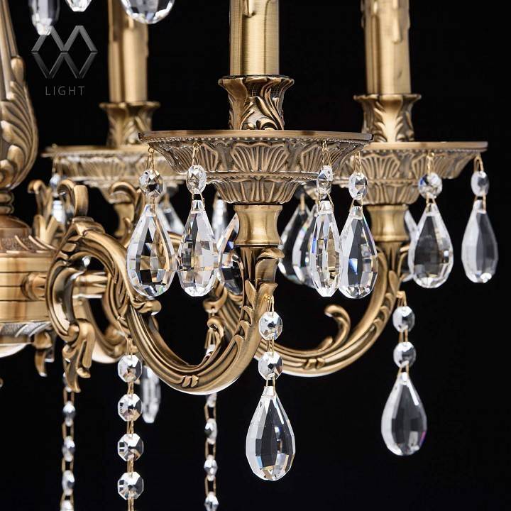 Подвесная люстра MW-Light Свеча 10 6x60 Вт E14 301013506