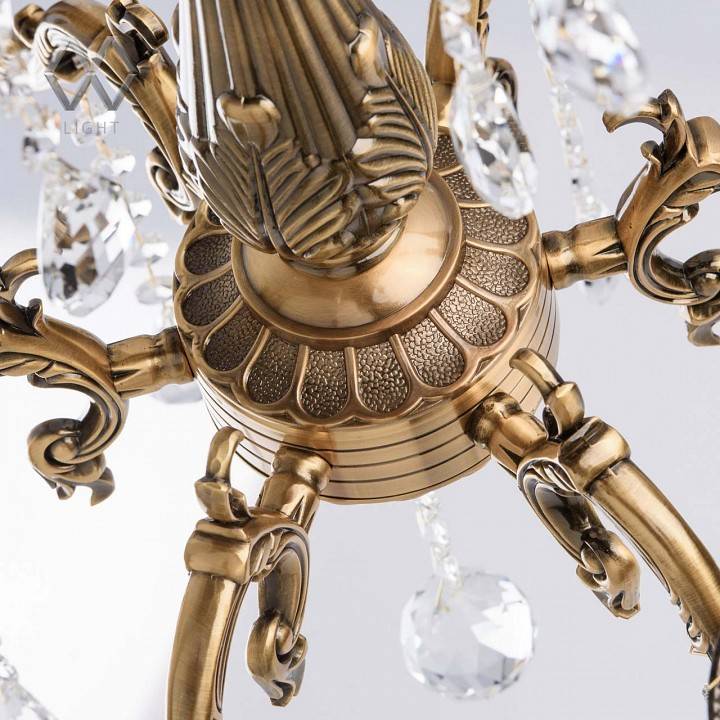 Подвесная люстра MW-Light Свеча 10 6x60 Вт E14 301013506