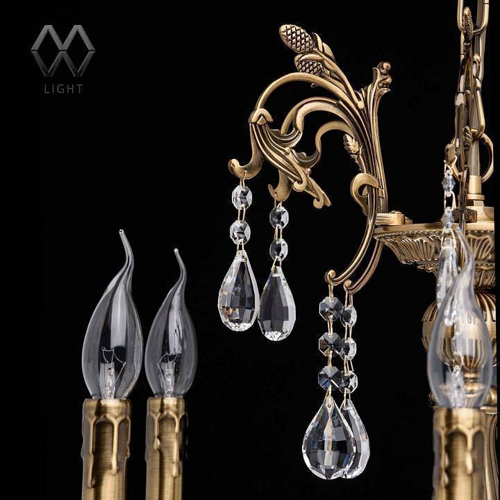 Подвесная люстра MW-Light Свеча 10 6x60 Вт E14 301013506
