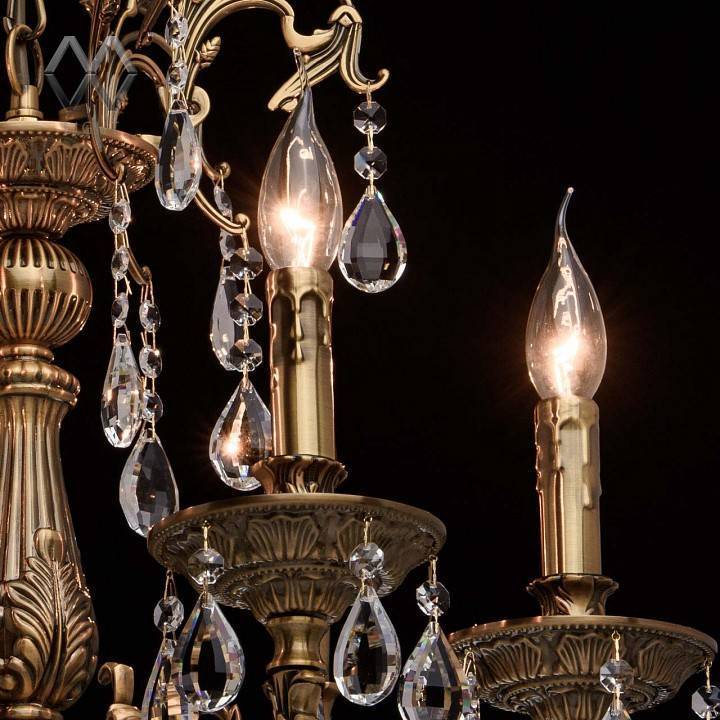 Подвесная люстра MW-Light Свеча 10 6x60 Вт E14 301013506