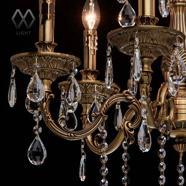 Подвесная люстра MW-Light Свеча 10 6x60 Вт E14 301013506