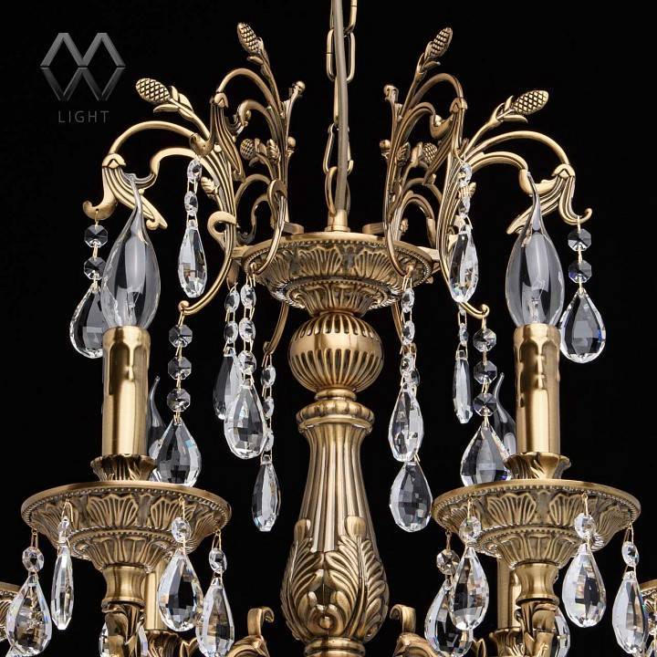 Подвесная люстра MW-Light Свеча 10 6x60 Вт E14 301013506