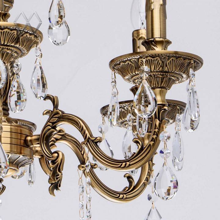 Подвесная люстра MW-Light Свеча 10 6x60 Вт E14 301013506