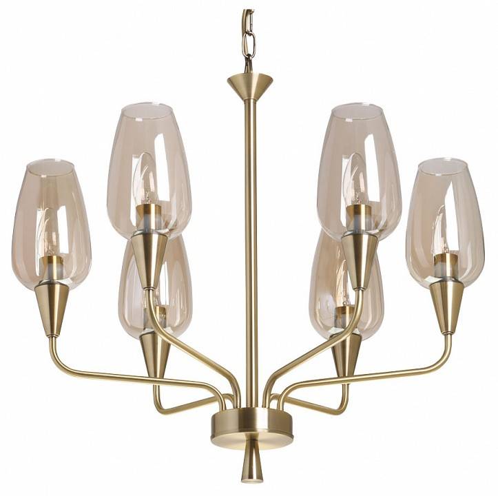 Подвесная люстра MW-Light Элла 20 6x60 Вт E14 483015606