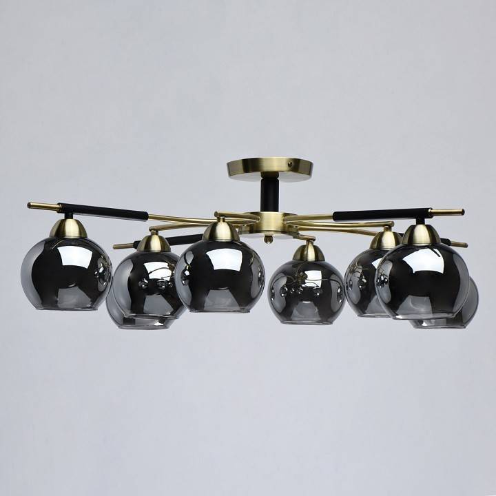 Люстра потолочная DeMarkt Гамбург 8x60 Вт E14 605014708