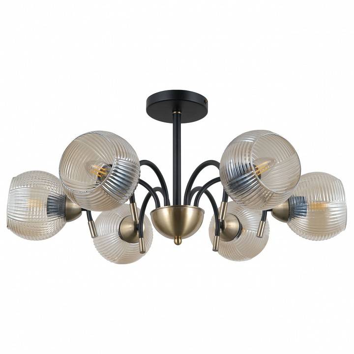 Люстра на штанге DeMarkt Гамбург 6х60Вт E27 605017606