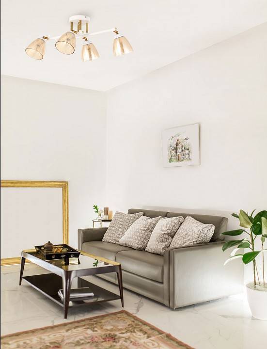 Люстра потолочная De City Тетро 4x60 Вт E27 673017504