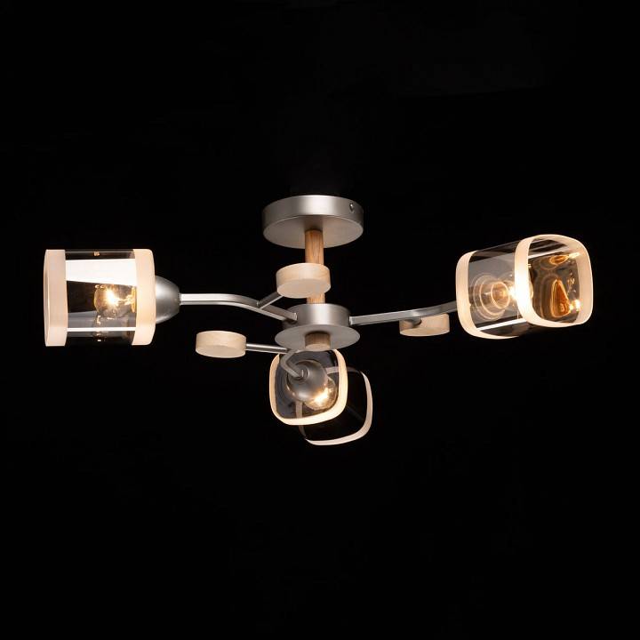 Люстра на штанге De City Тетро 3x60 Вт E27 673018703