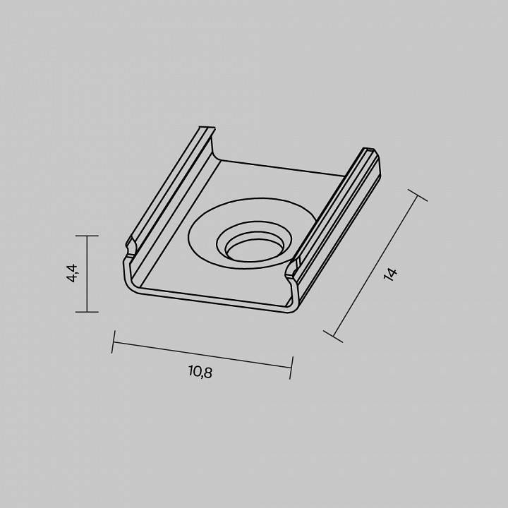Набор креплений для профиля регулируемый Maytoni 642011