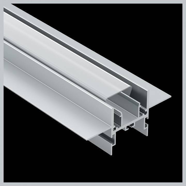 Профиль алюминиевый встраиваемый с нишей Maytoni 2 м ALM014S-2M