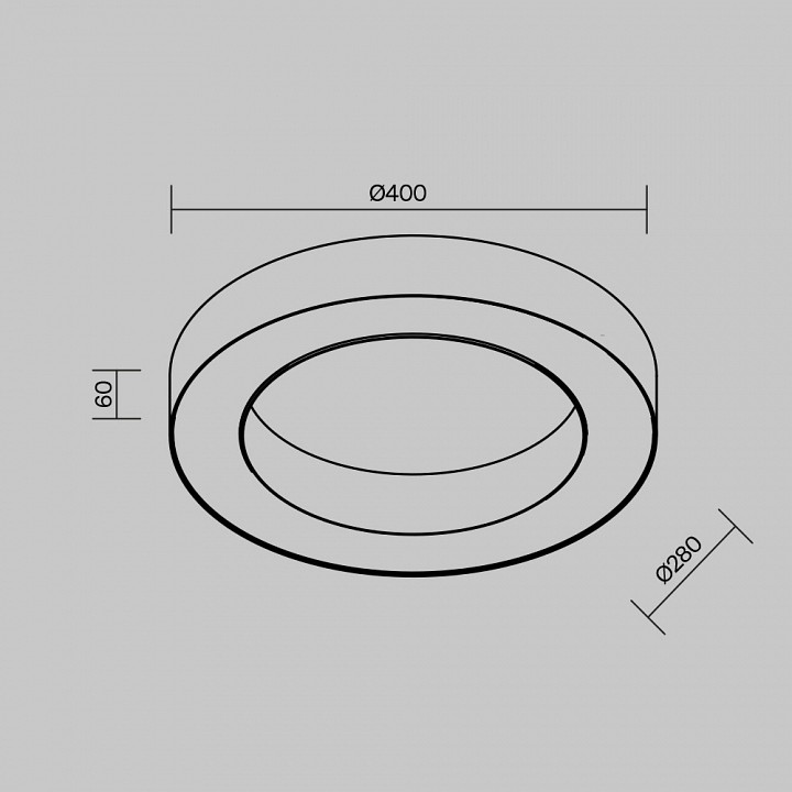 Накладной светильник Maytoni Lua C093CL-36W3K-W