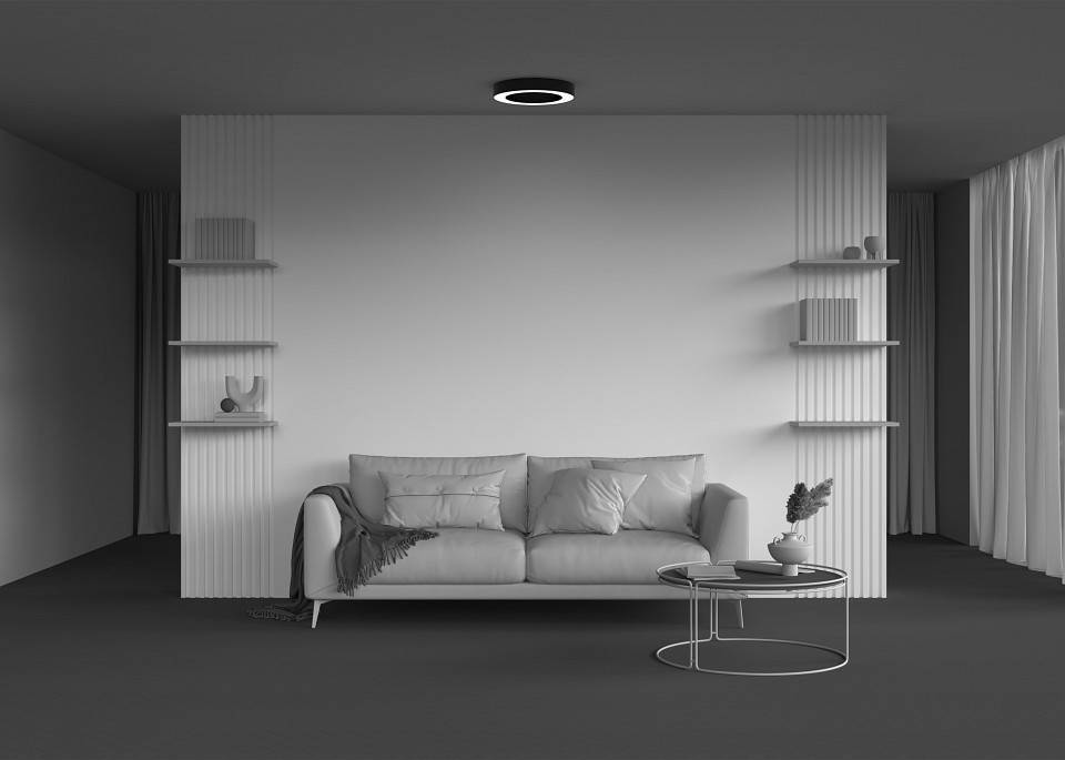 Накладной светильник Maytoni Lua C093CL-36W4K-B