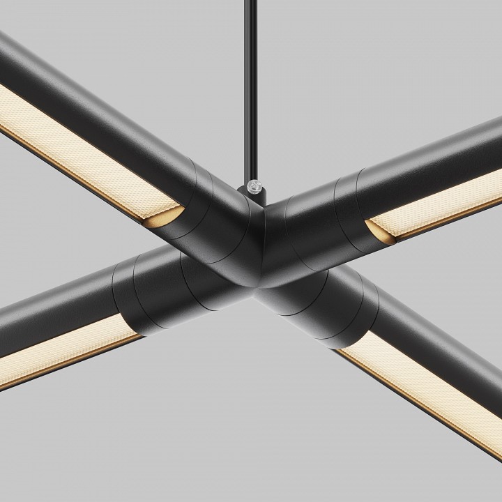 Токопровод X-образный центральный Maytoni  CA017TX-P-B