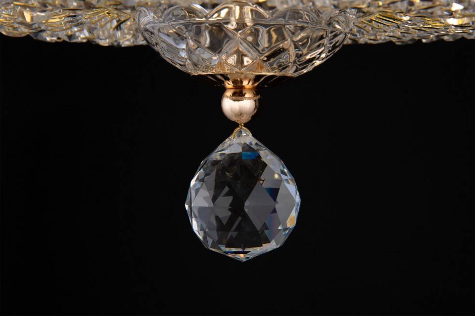 Потолочная люстра Maytoni Basfor DIA100-CL-03-G