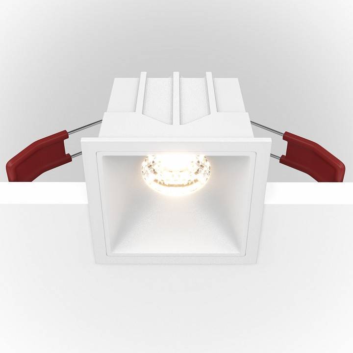 Встраиваемый светильник Maytoni Alfa DL043-01-10W3K-SQ-W