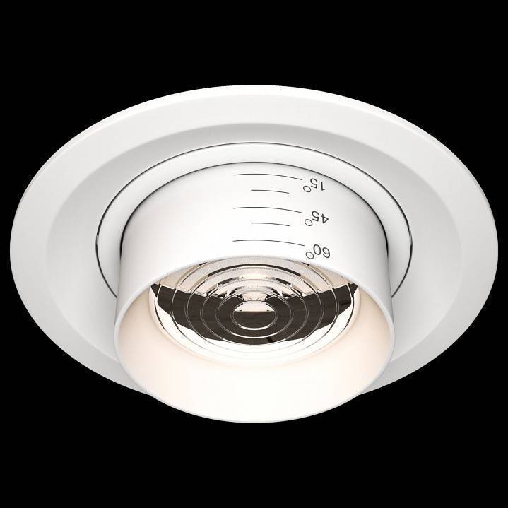 Встраиваемый светильник Maytoni Elem 15 Вт 3000 К белый DL052-L15W3K