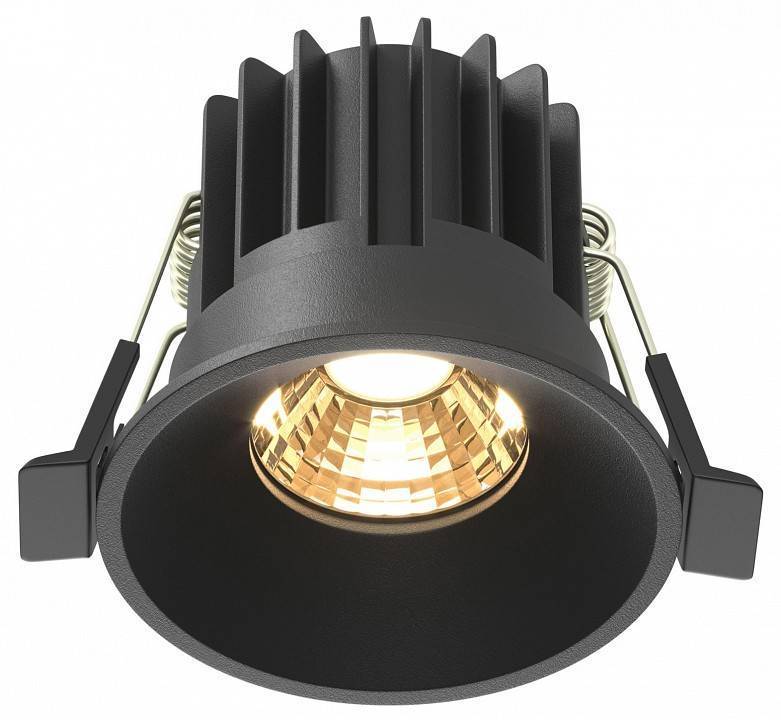 Встраиваемый светильник Maytoni Round DL058-7W2.7K-B