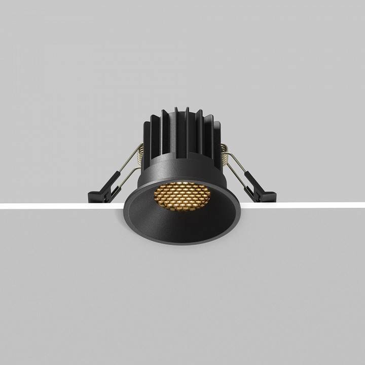 Встраиваемый светильник Maytoni Round DL058-7W2.7K-B