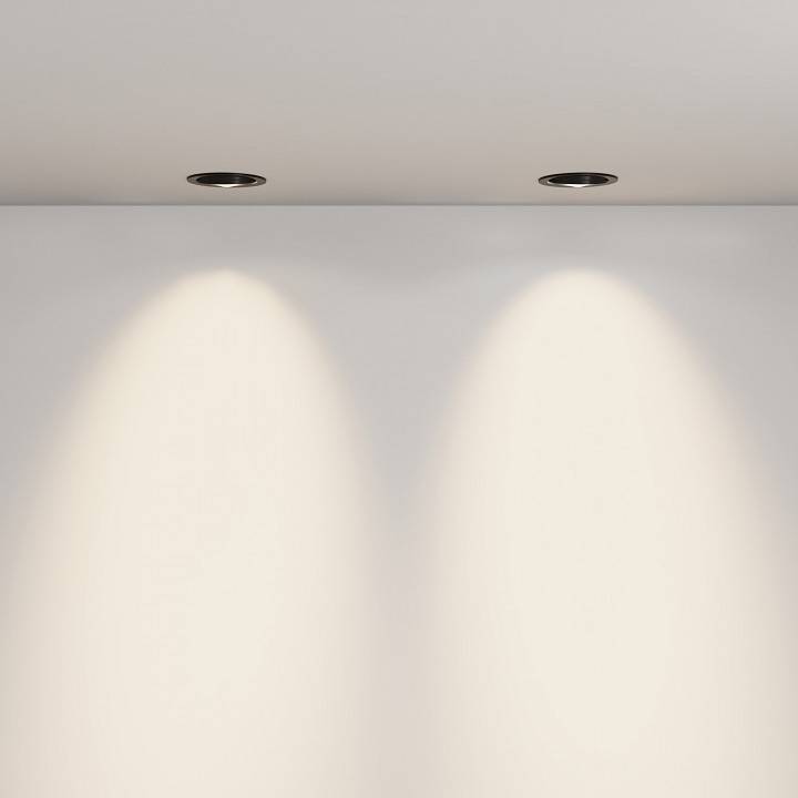 Встраиваемый светильник Maytoni Lens DL105-12W3K-B