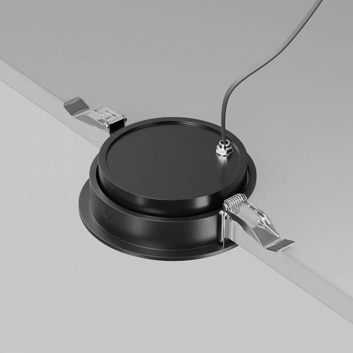 Встраиваемый светильник Maytoni Lens DL105-12W3K-B