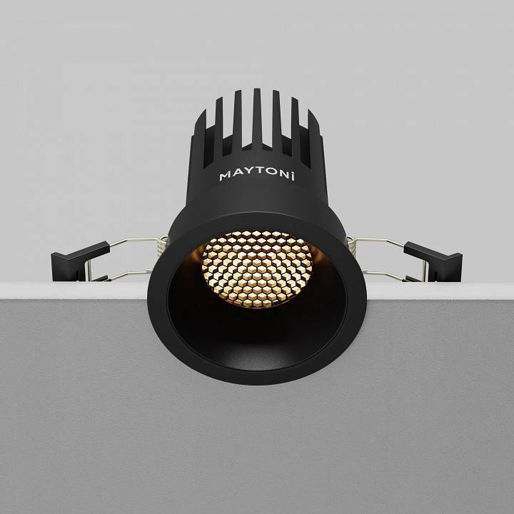 Встраиваемый светильник Maytoni Dip DL117-15W-2.7K-B