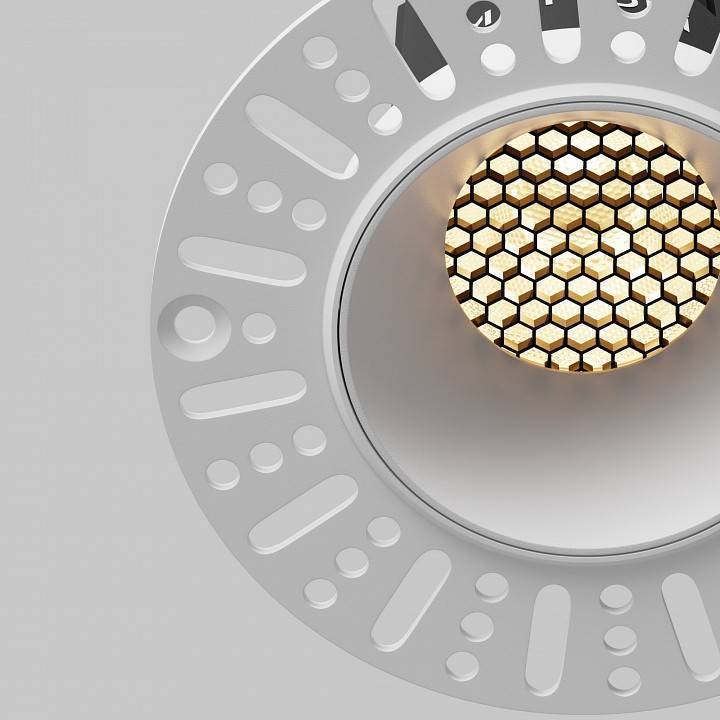 Встраиваемый светильник Maytoni Dip 10 Вт 2700 К белый DL119-10W-2.7K-TRS-W