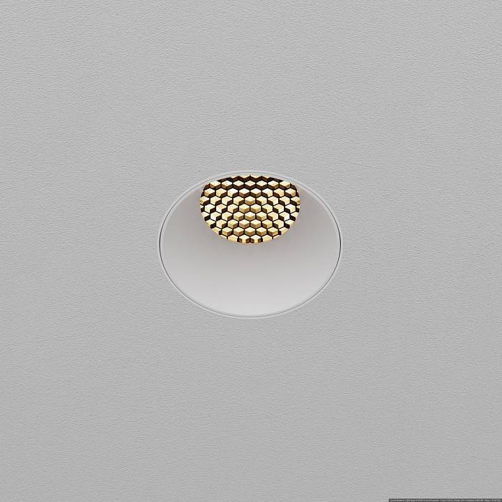 Встраиваемый светильник Maytoni Dip 10 Вт 2700 К белый DL119-10W-2.7K-TRS-W