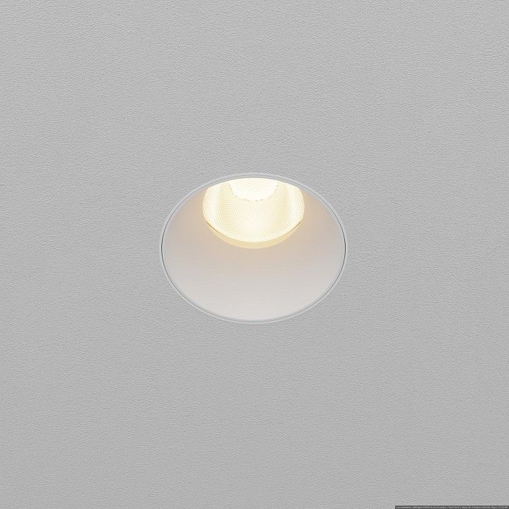 Встраиваемый светильник Maytoni  DL119-10W-3K-TRS-W